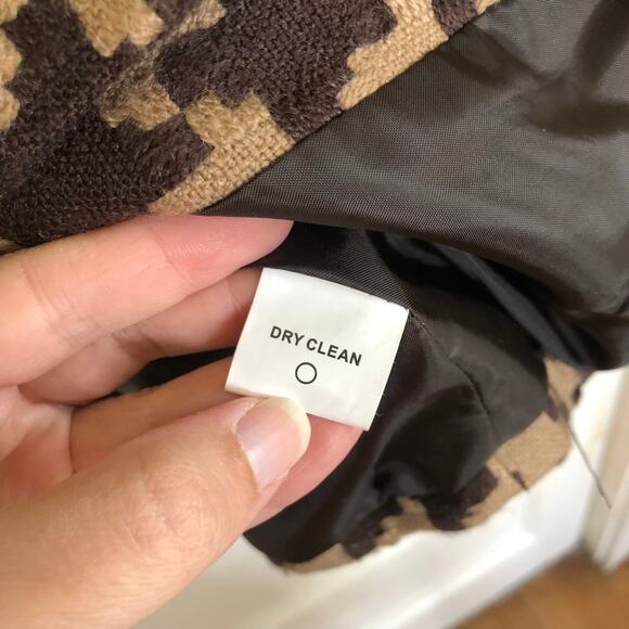 Vintage Chadwick's Collection Houndstooth Blazer Coat 10 (M) 90s Classic Preppy - Picture 10 of 12